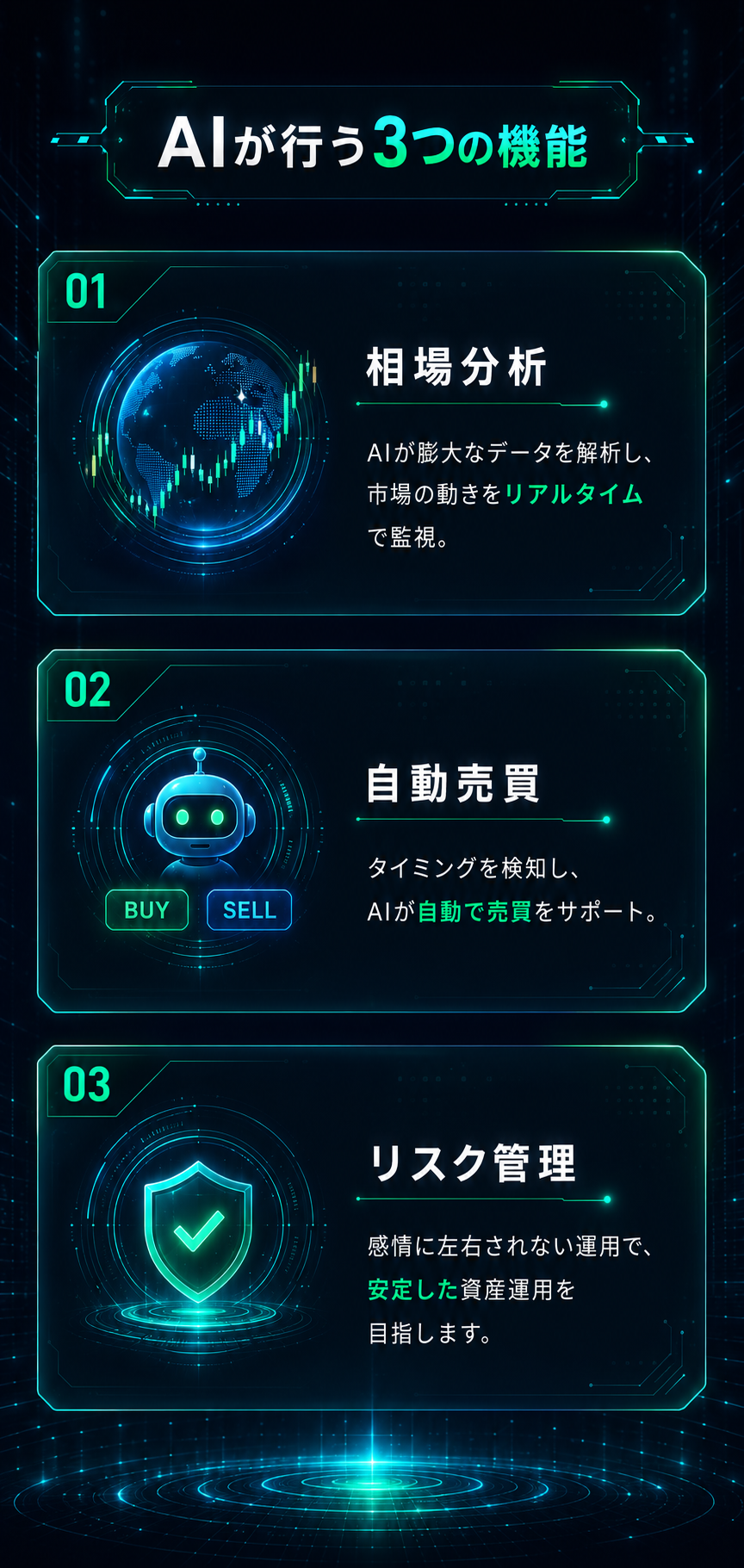 AIが行う3つの機能